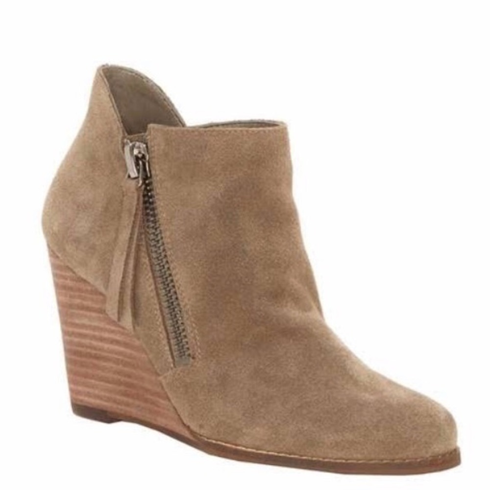 Jessica Simpson Khaki ZIP Up Booties, Sz 8💕✨